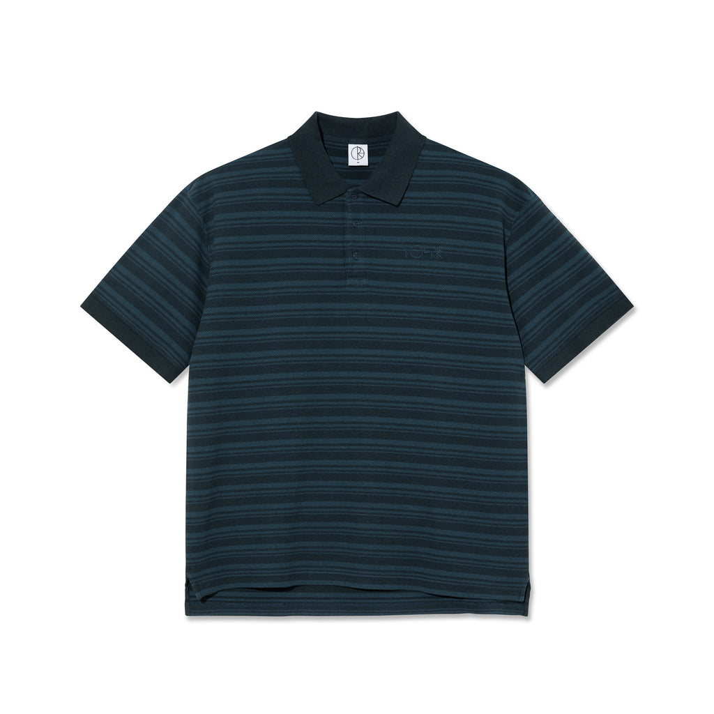 POLAR - Surf Polo Shirt | Stripe "Neptune Blue"