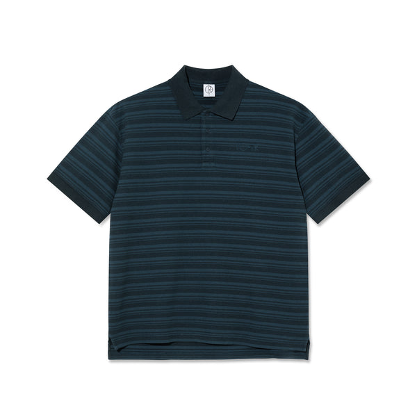 POLAR - Surf Polo Shirt | Stripe "Neptune Blue"