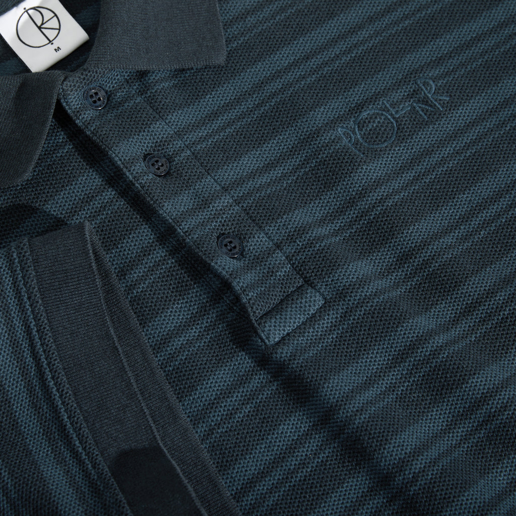 POLAR - Surf Polo Shirt | Stripe "Neptune Blue"