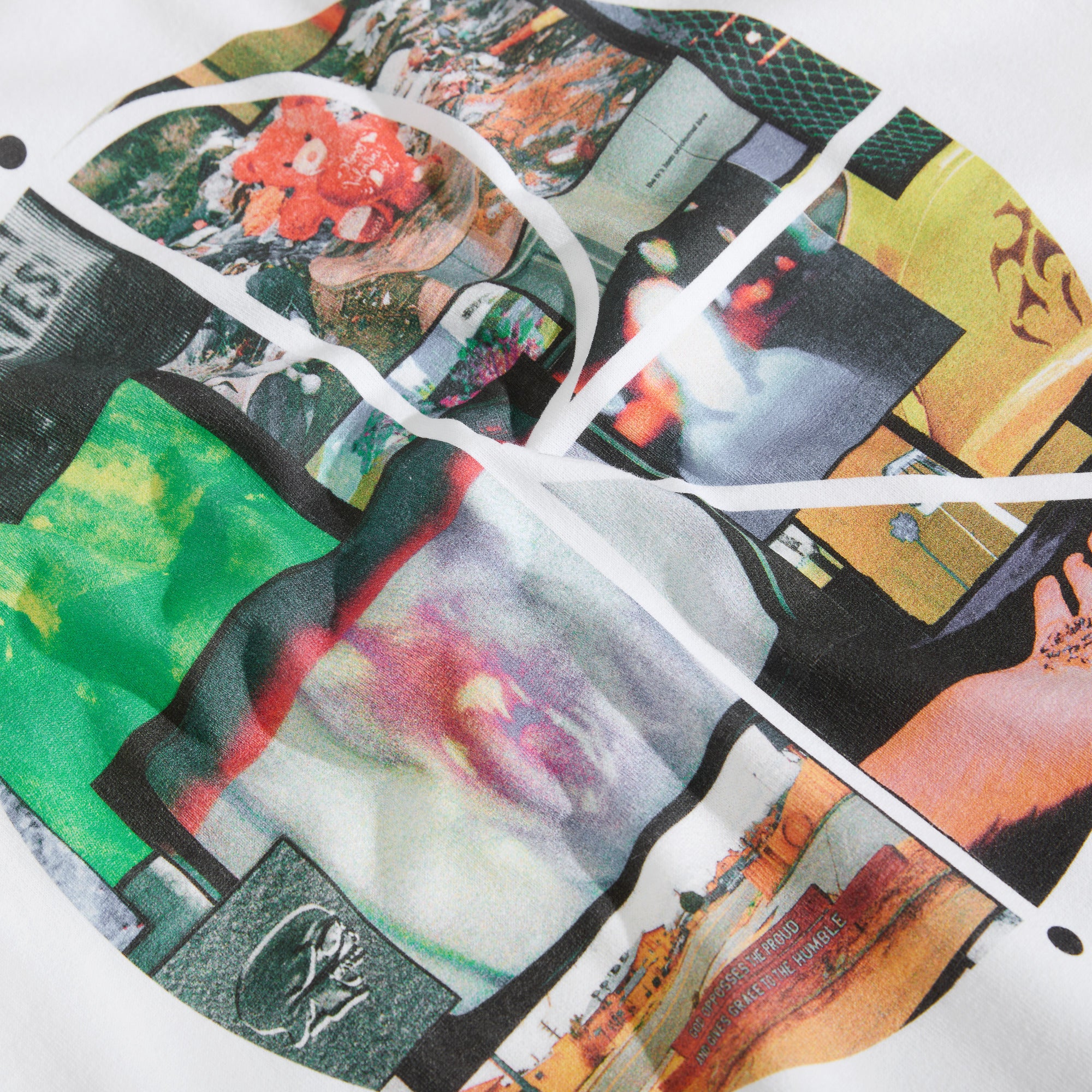 POLAR -  Fill Logo Tee | Ourselves Collage "White"