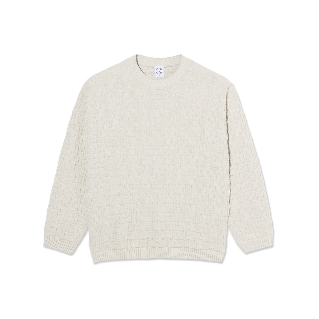 POLAR - Alex Sweater  "Ivory Grey Melange”
