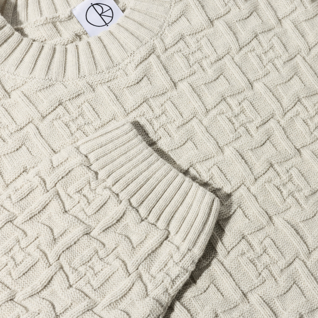POLAR - Alex Sweater  "Ivory Grey Melange”