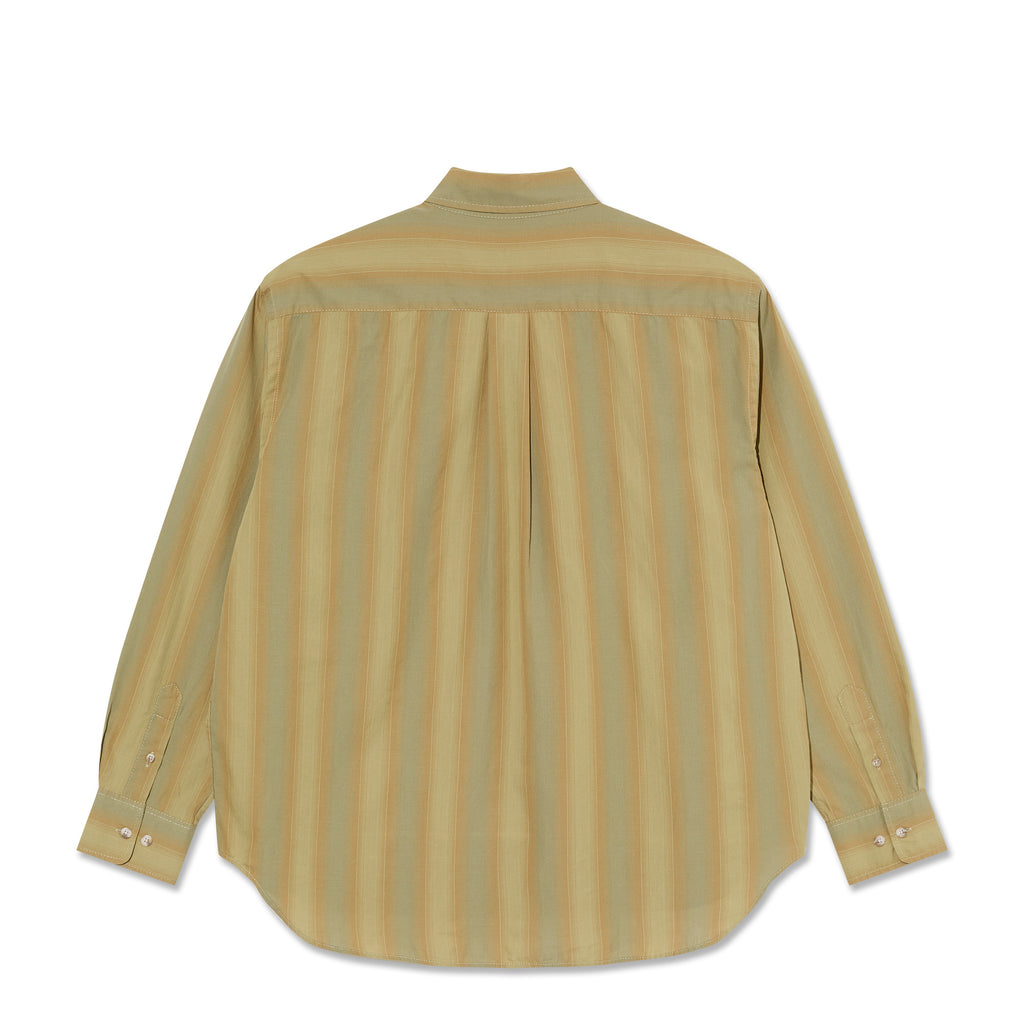 POLAR - Ben LS Shirt "Green Stripe”