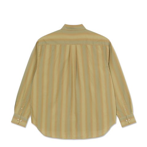 POLAR - Ben LS Shirt "Green Stripe”