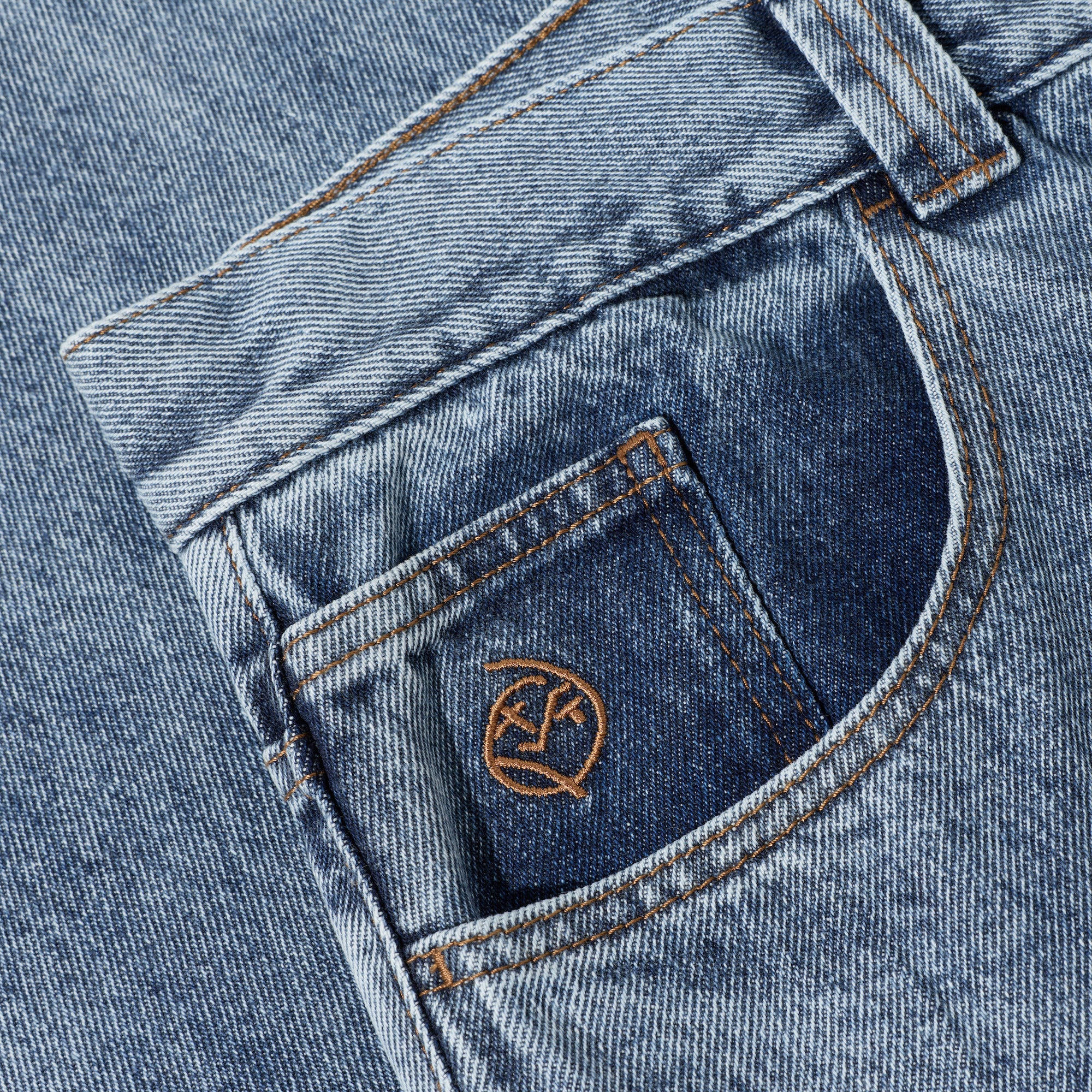 POLAR - Big Boy Pants "Heavy Washed Blue”