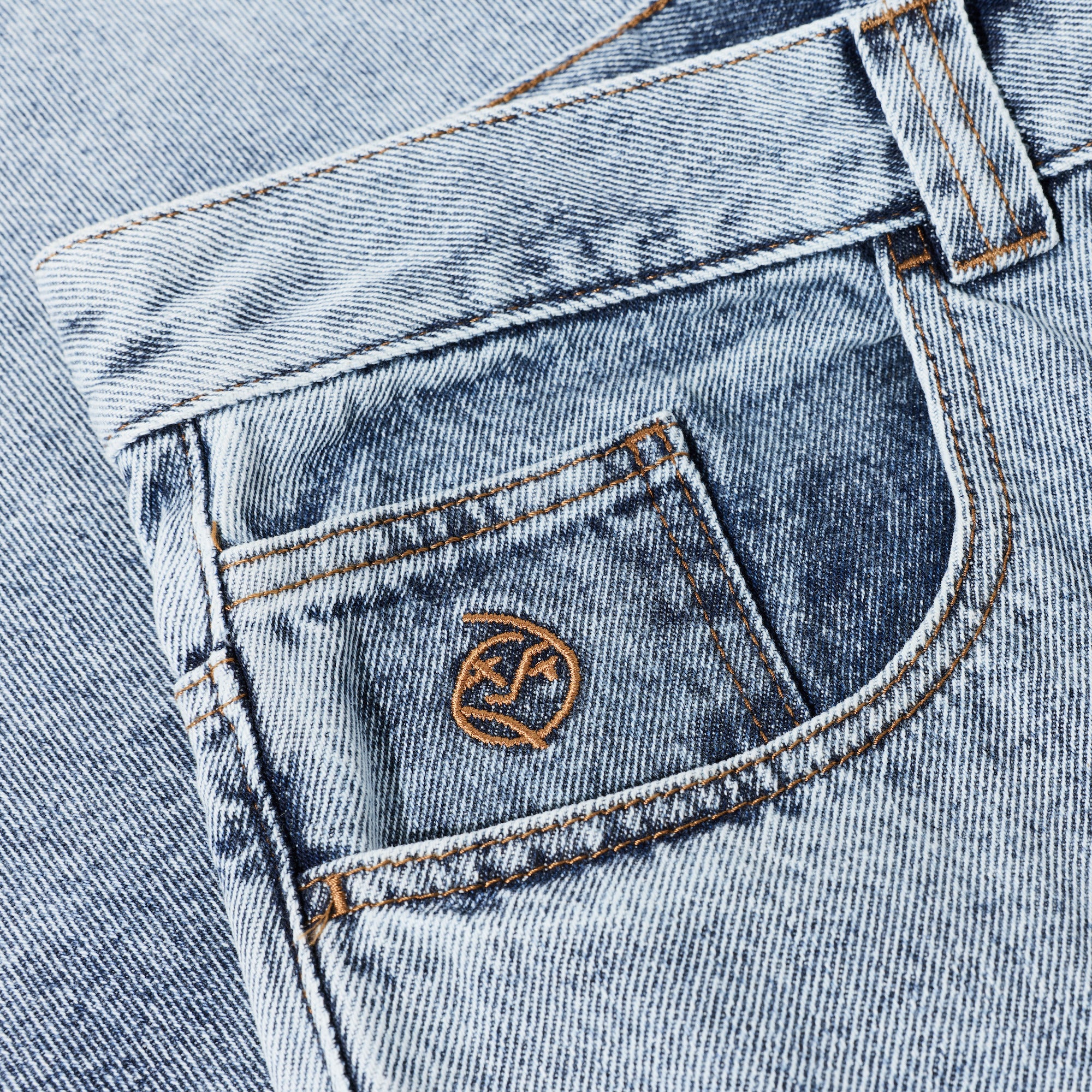 POLAR - Big Boy Shorts "Heavy Washed Blue”