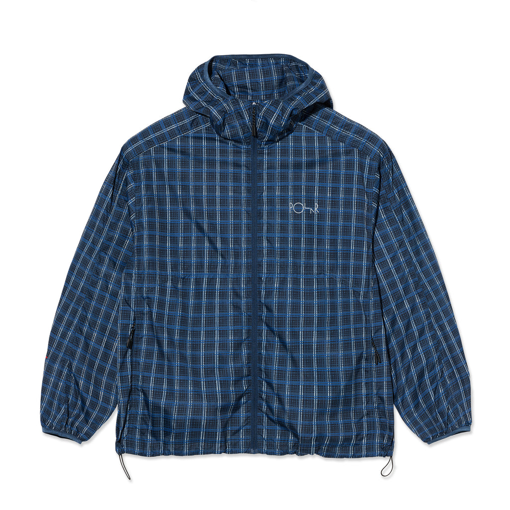POLAR - Chase Light Shell Jacket "Blue Check”