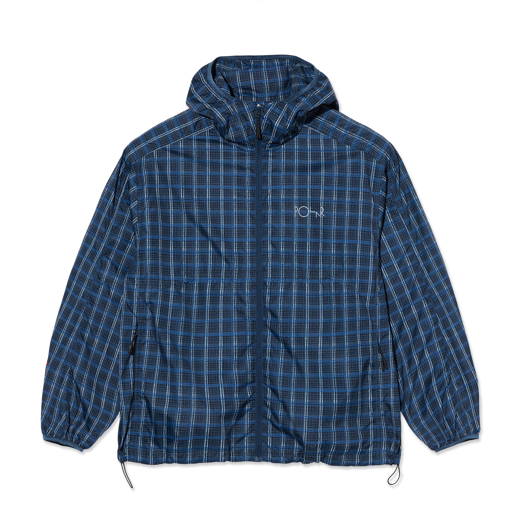 POLAR - Chase Light Shell Jacket "Blue Check”