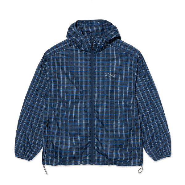 POLAR - Chase Light Shell Jacket "Blue Check”