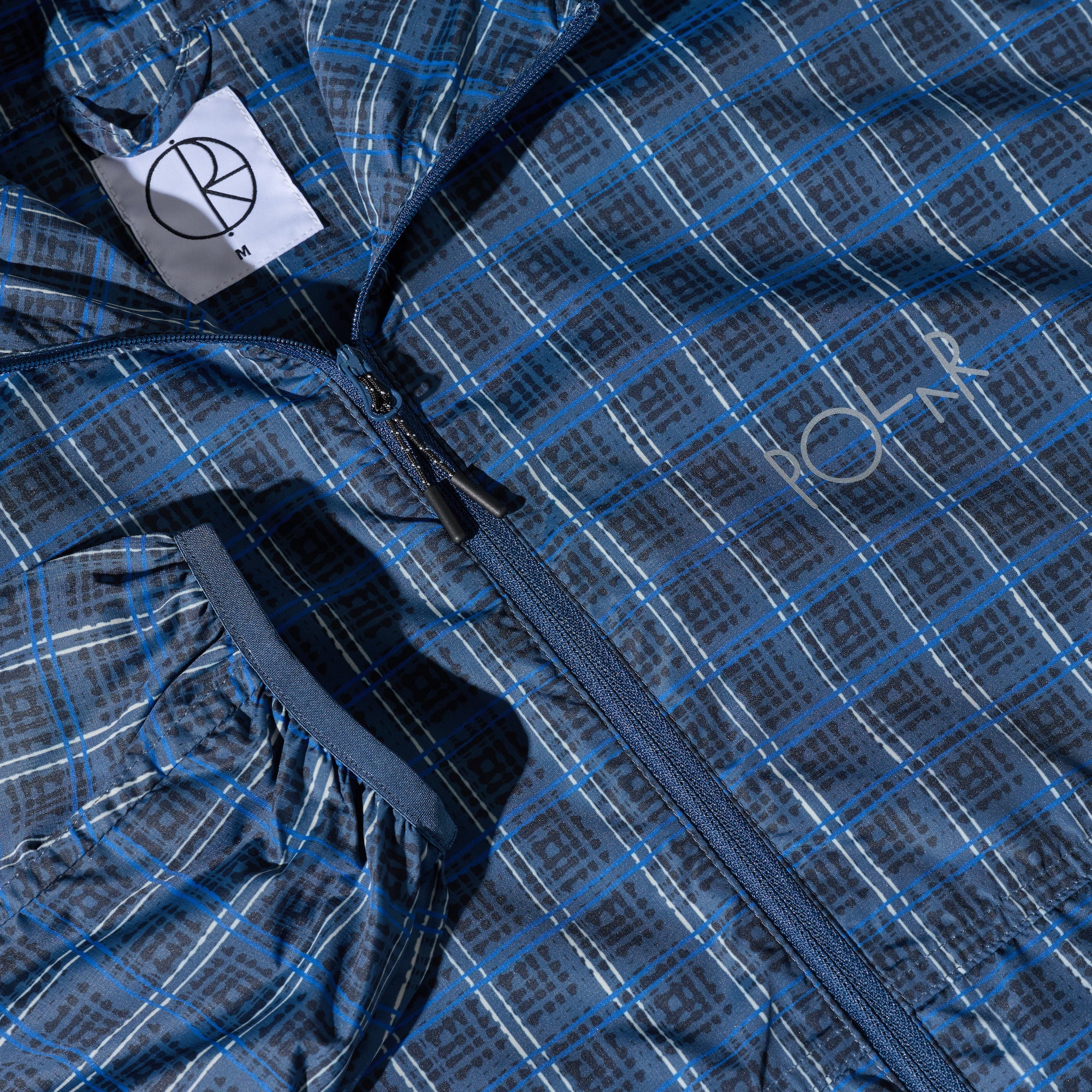 POLAR - Chase Light Shell Jacket "Blue Check”