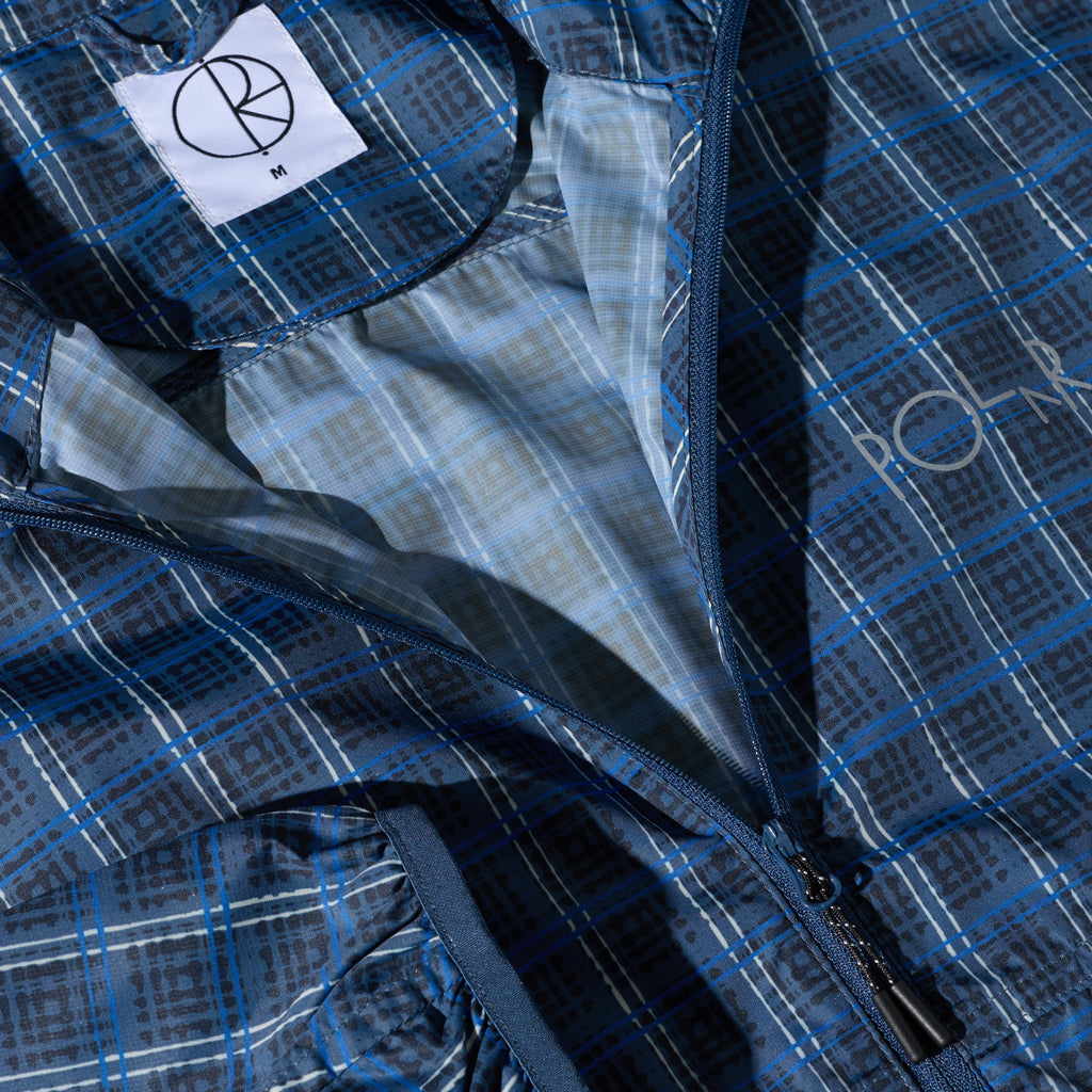 POLAR - Chase Light Shell Jacket "Blue Check”