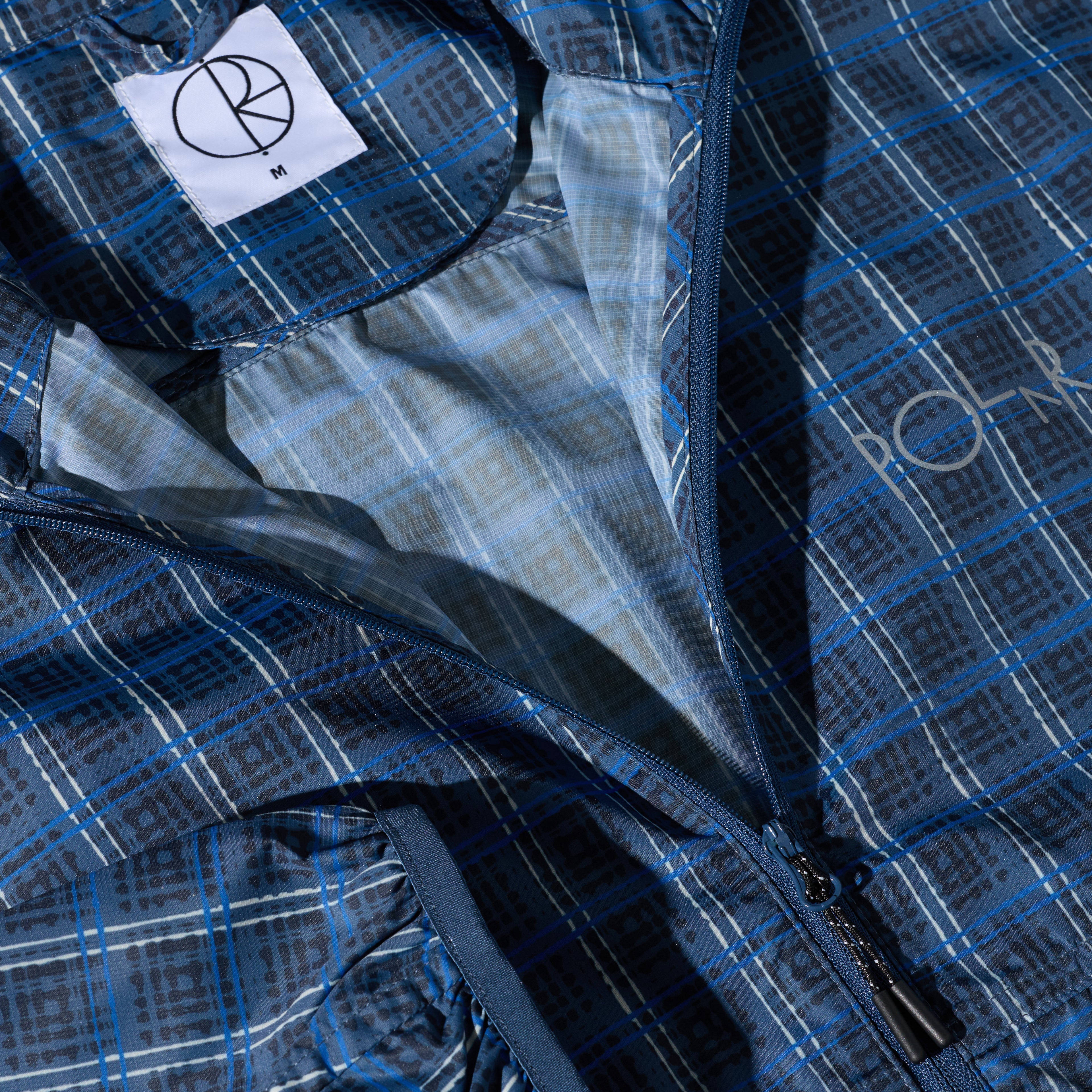 POLAR - Chase Light Shell Jacket "Blue Check”