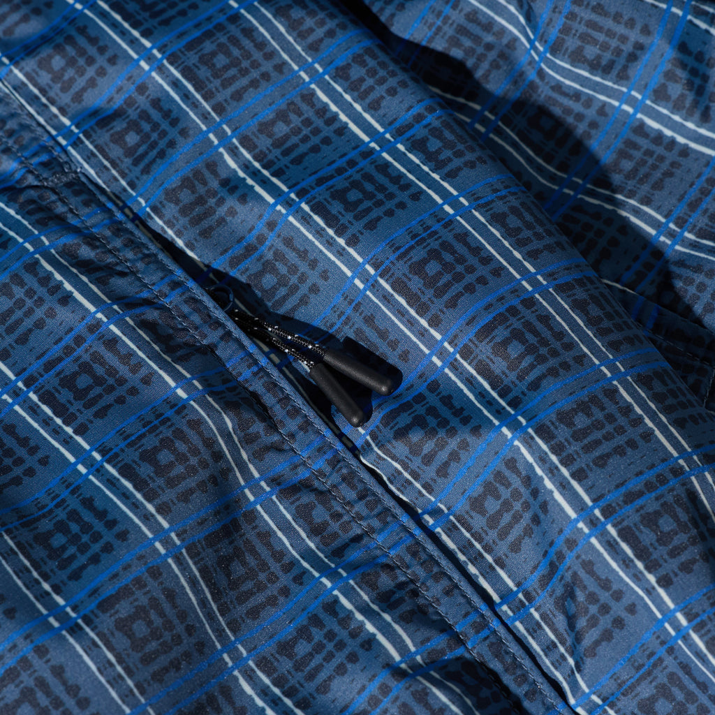 POLAR - Chase Light Shell Jacket "Blue Check”