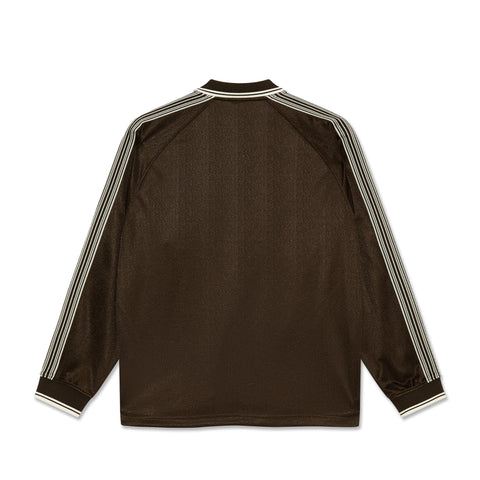 POLAR - Davie LS Shirt "Chocolate/Ivory”