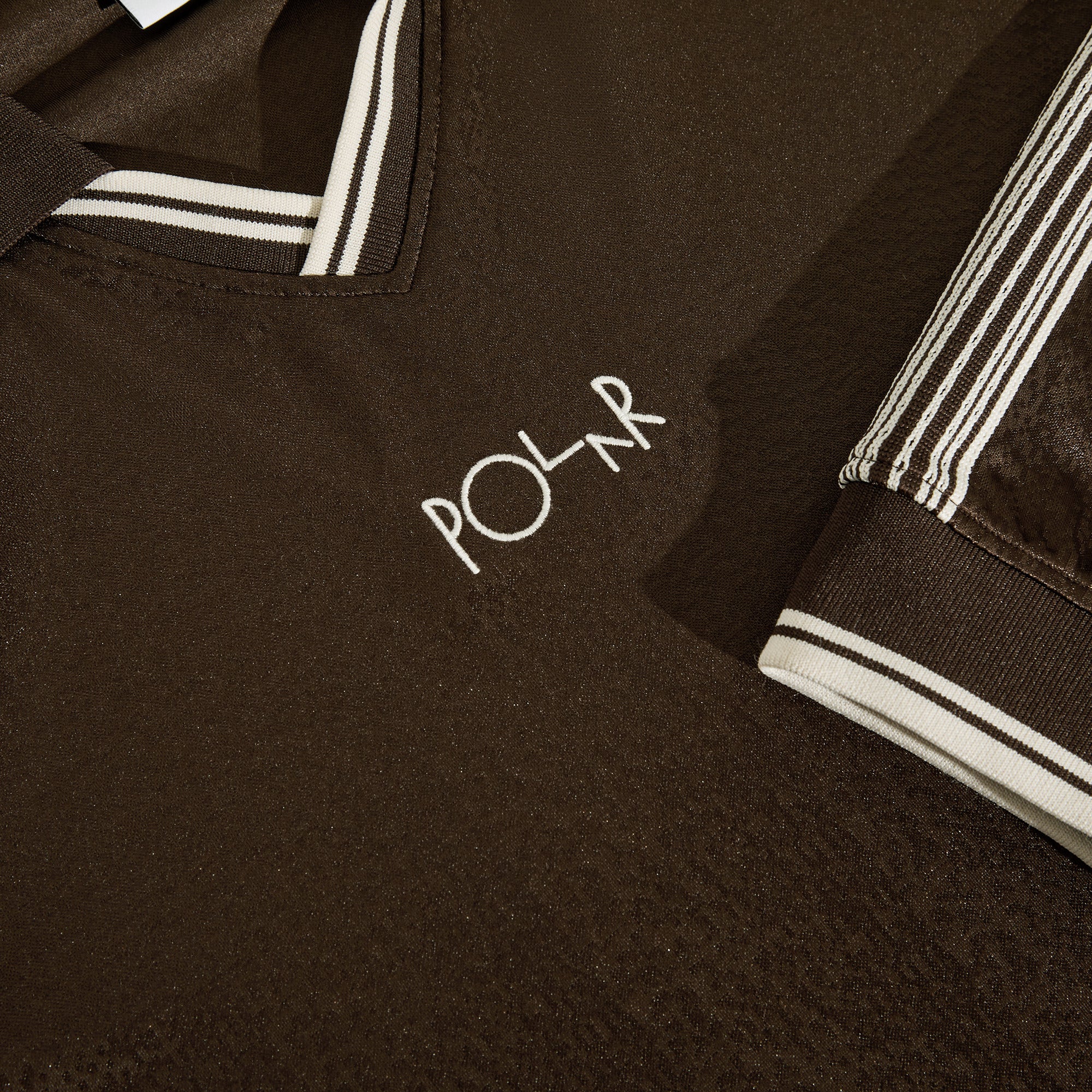 POLAR - Davie LS Shirt "Chocolate/Ivory”