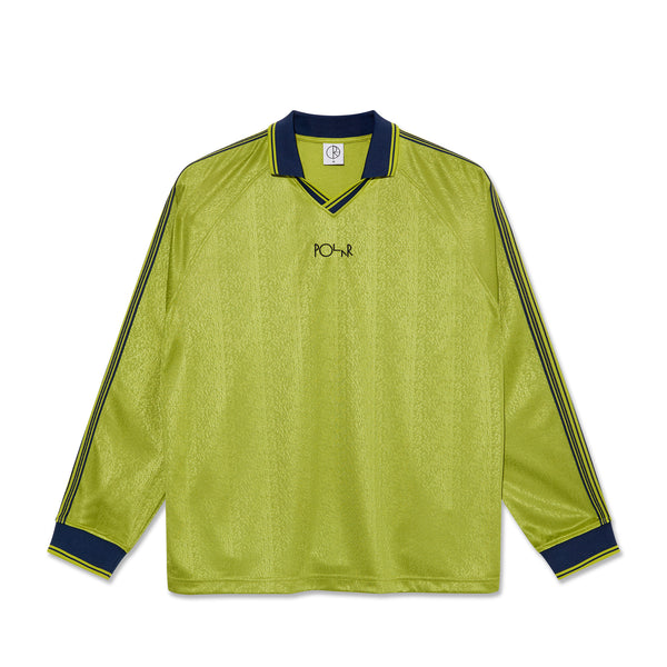 POLAR - Davie LS Shirt "Peridot/Dark Blue”