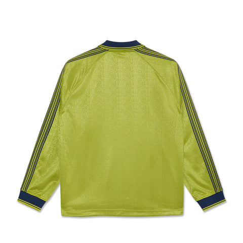 POLAR - Davie LS Shirt "Peridot/Dark Blue”