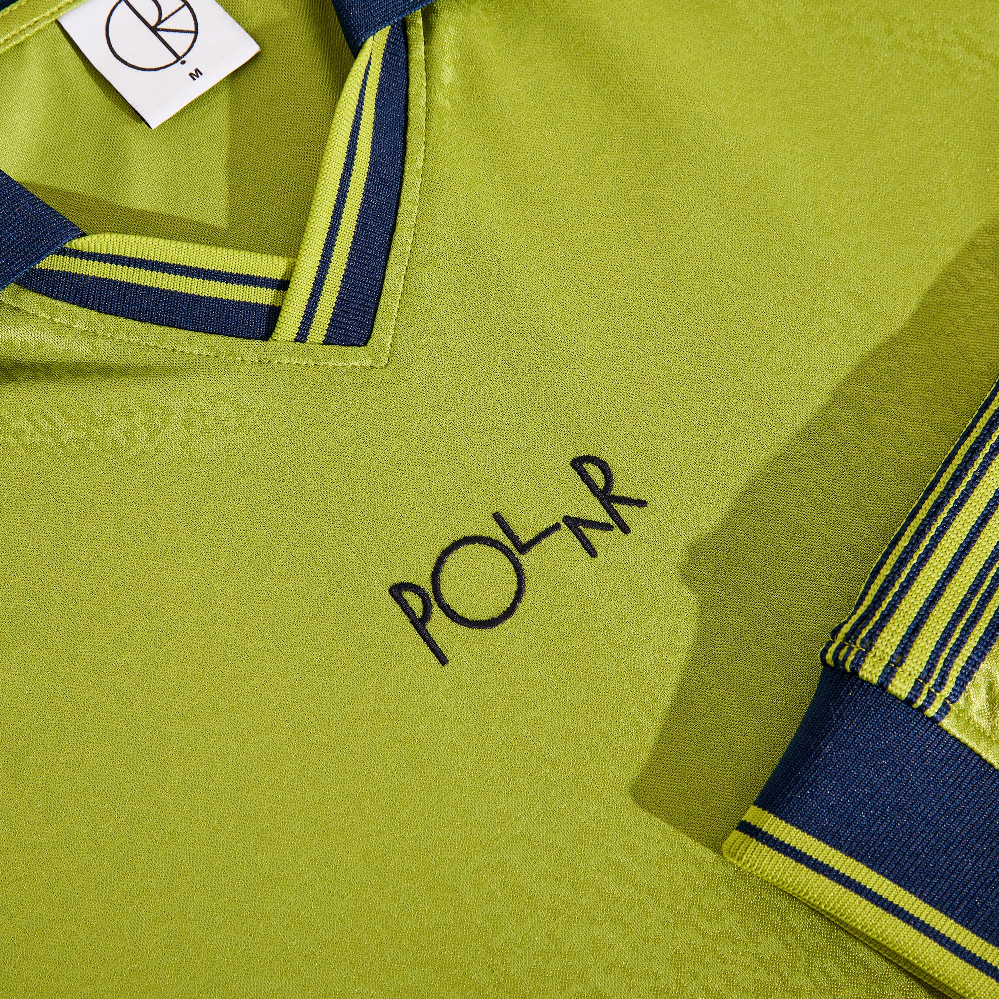 POLAR - Davie LS Shirt "Peridot/Dark Blue”