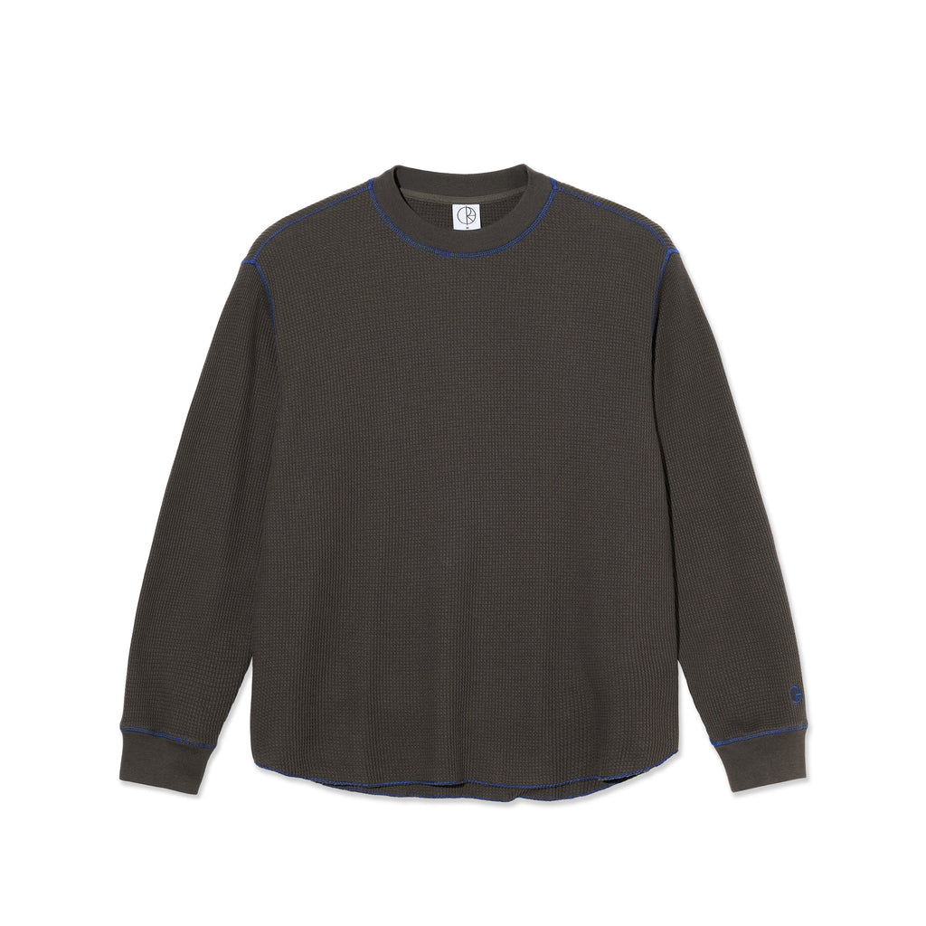 POLAR - Dylan LS Tee  "Dirty Black/Blue”