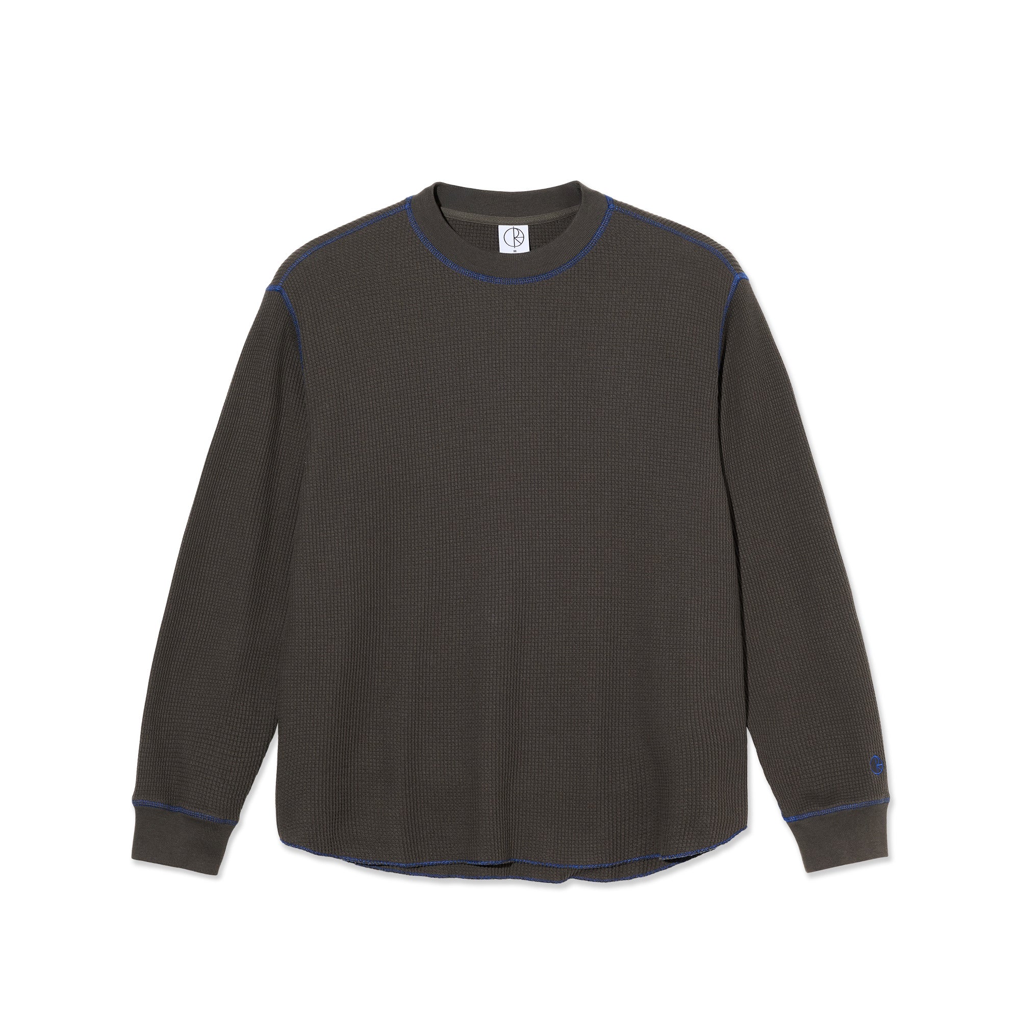 POLAR - Dylan LS Tee  "Dirty Black/Blue”