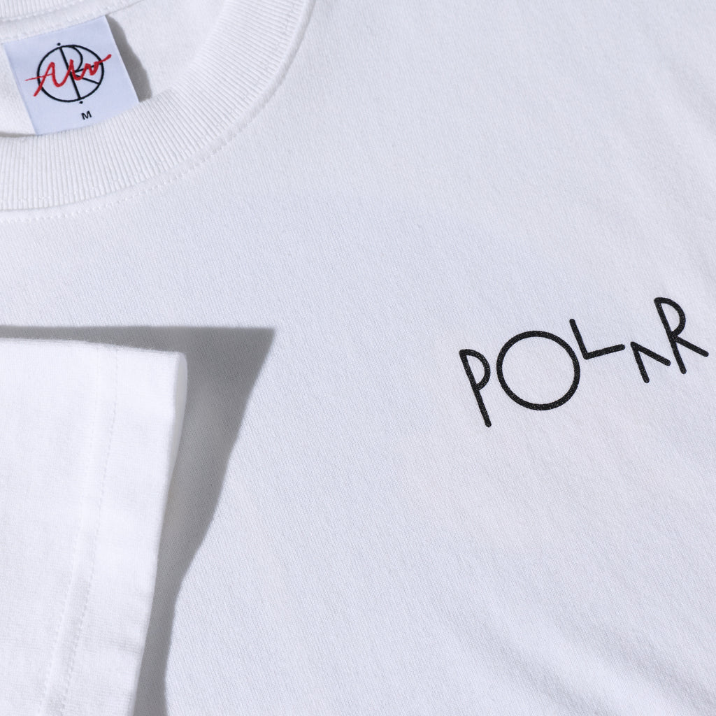 POLAR - Fill Logo Tee | Märtas Roses  "White”