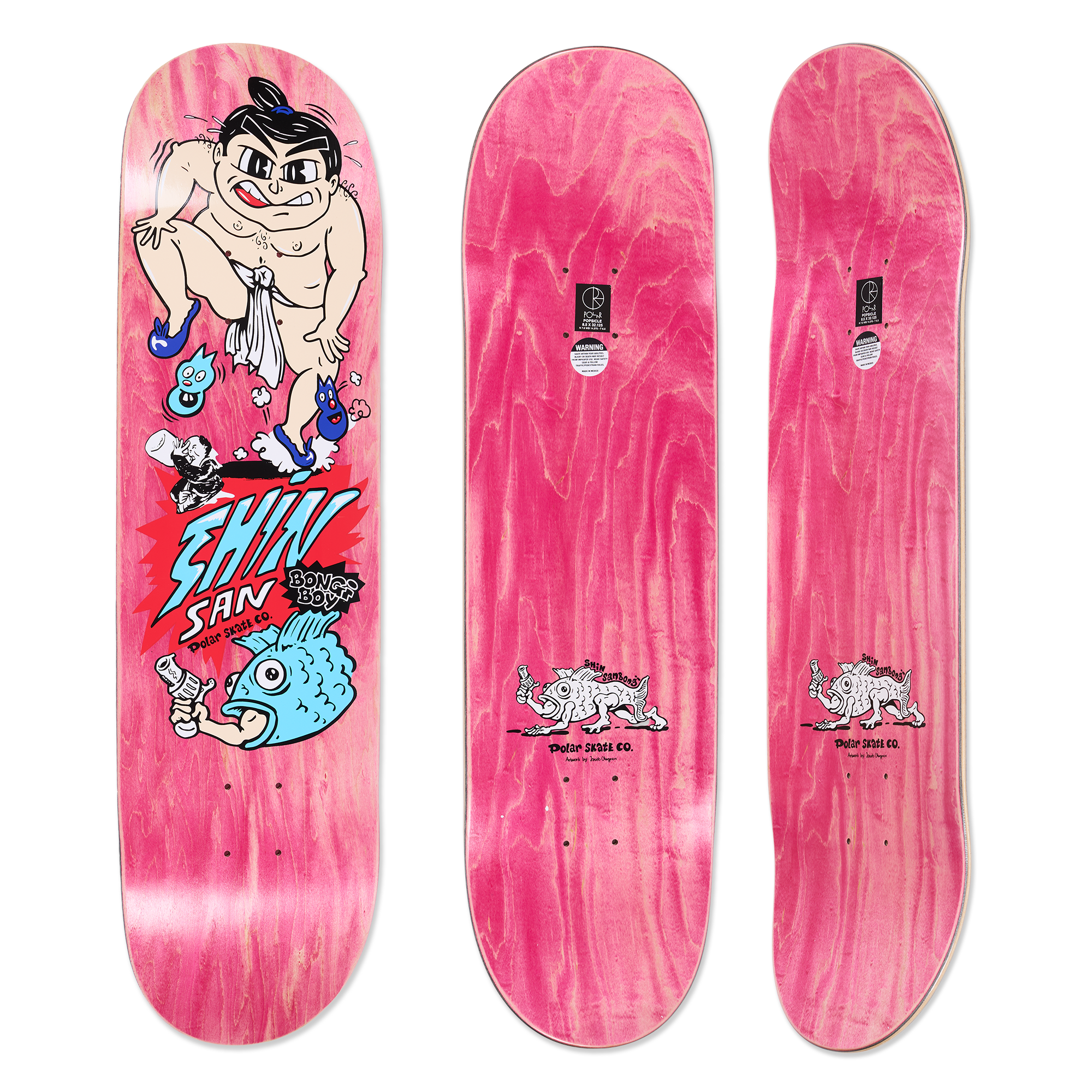 POLAR - Shin Sanbongi - Bongi Boy - Pink 8.5"