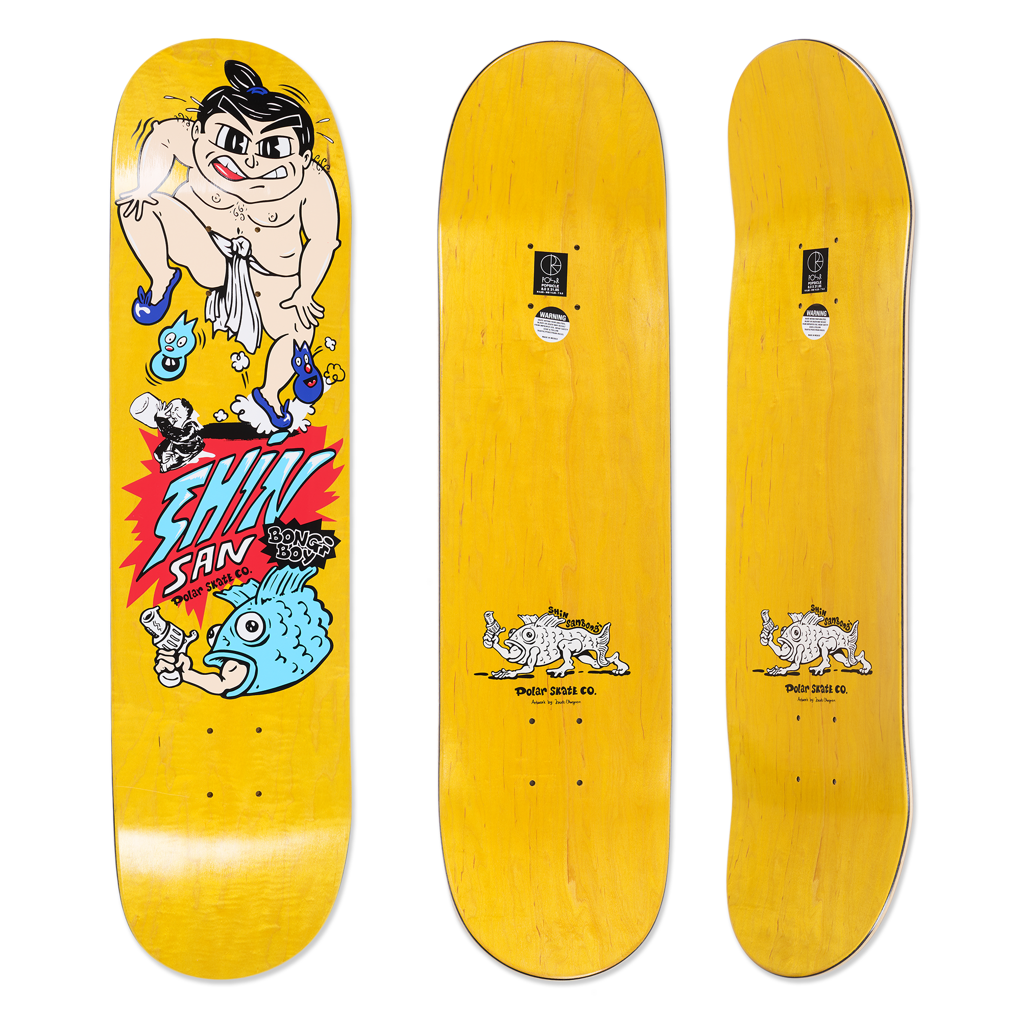 POLAR - Shin Sanbongi - Bongi Boy - Yellow 8.0"/8.25"