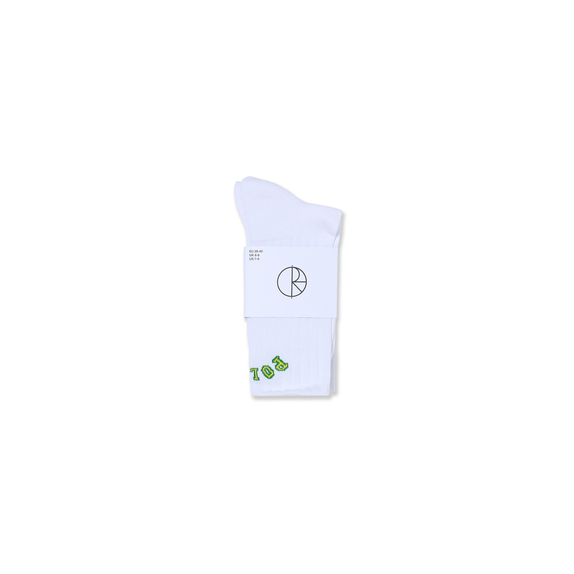 POLAR - Large Rib Socks | College "White"