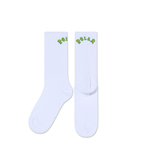 POLAR - Large Rib Socks | College "White"