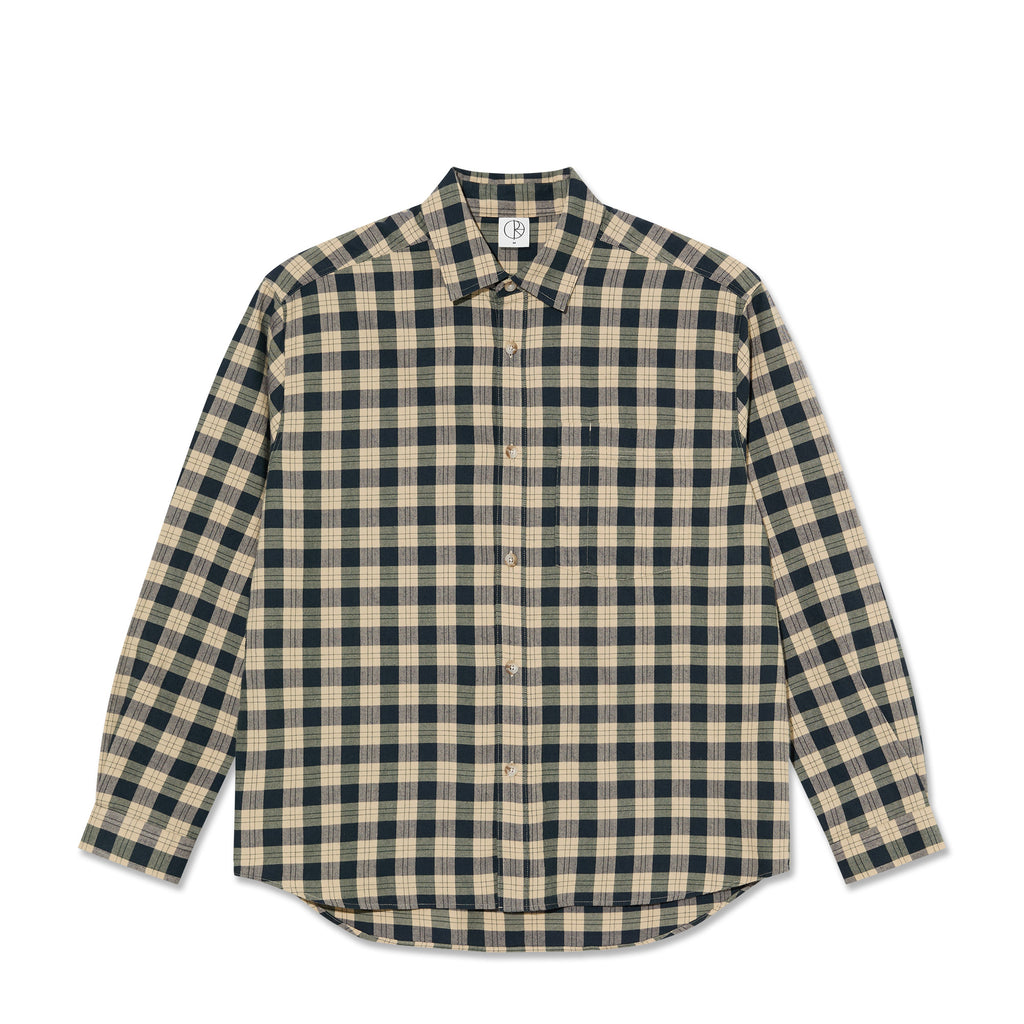 POLAR - Mitchell LS Shirt "Teal/Butter”