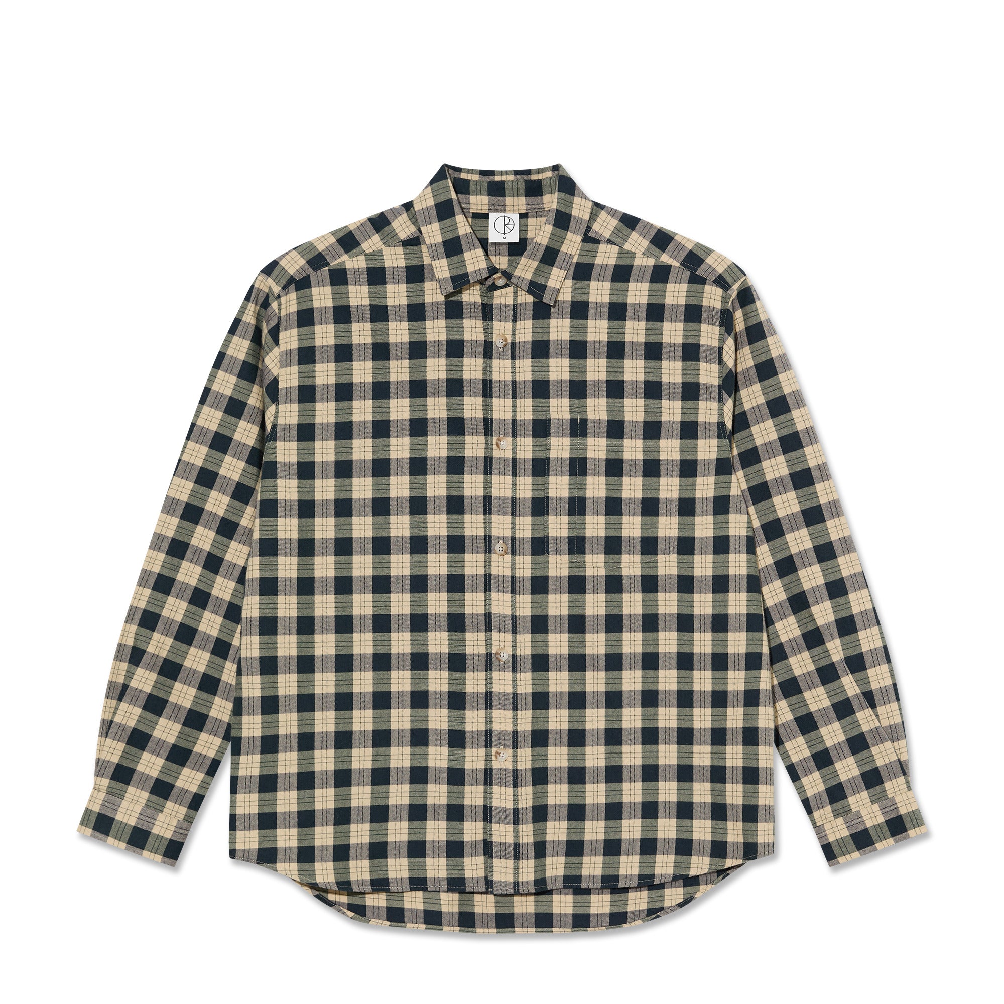POLAR - Mitchell LS Shirt "Teal/Butter”