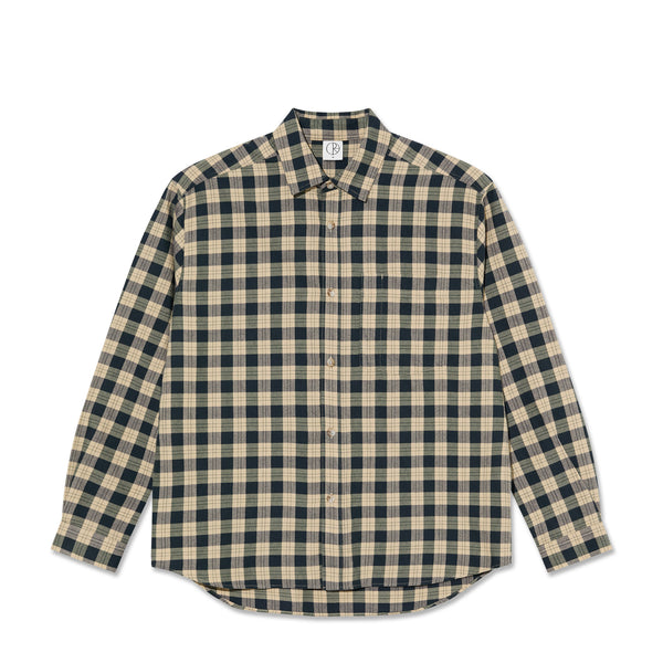 POLAR - Mitchell LS Shirt "Teal/Butter”