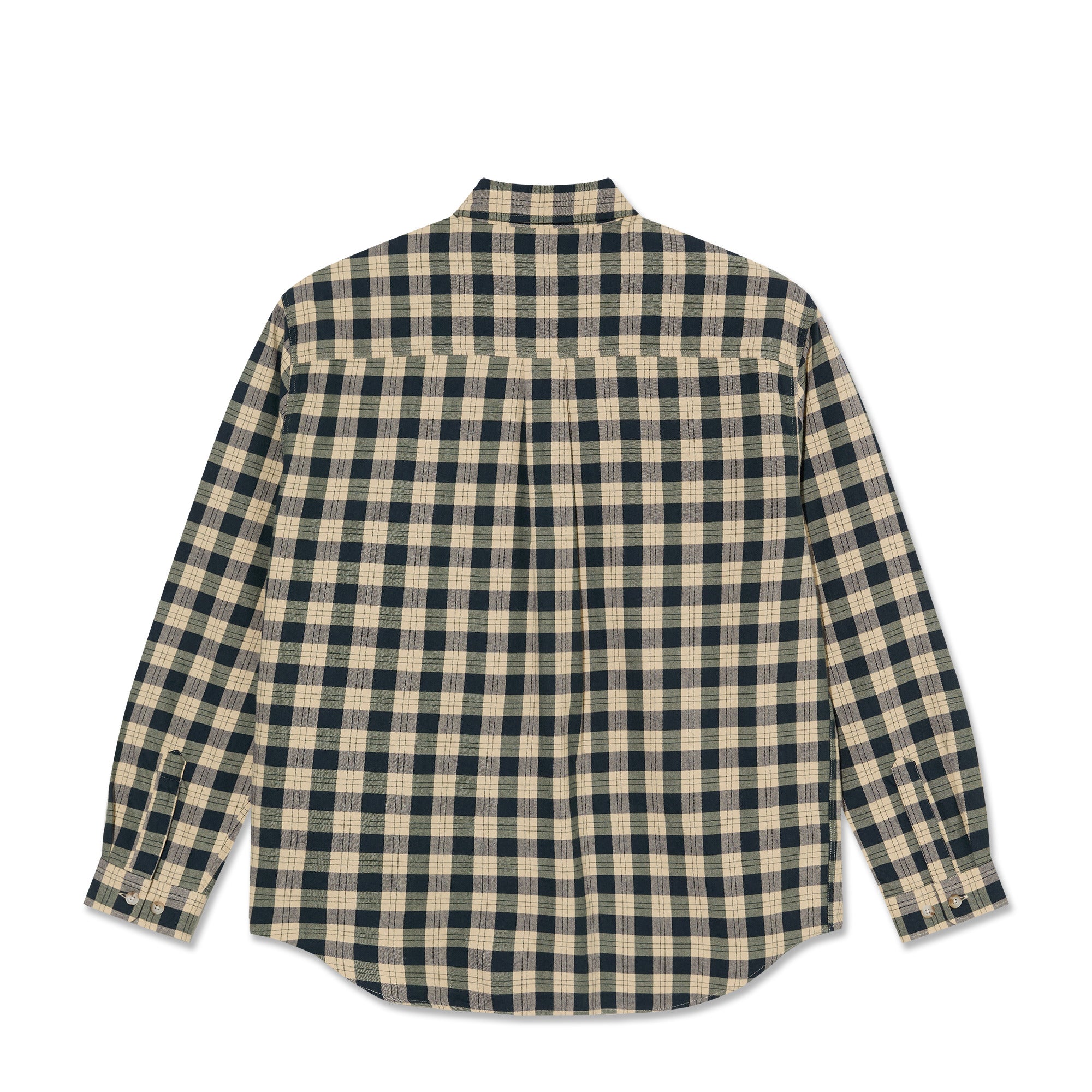 POLAR - Mitchell LS Shirt "Teal/Butter”