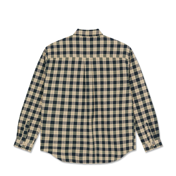 POLAR - Mitchell LS Shirt "Teal/Butter”