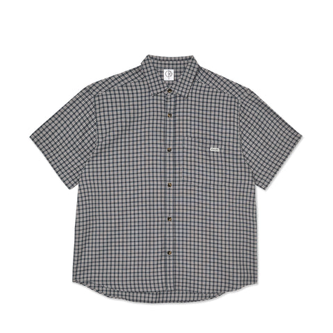 POLAR - Mitchell Shirt "Petrol/Bordeaux”