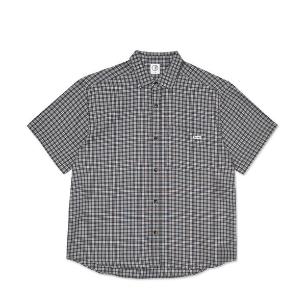 POLAR - Mitchell Shirt "Petrol/Bordeaux”