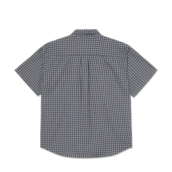 POLAR - Mitchell Shirt "Petrol/Bordeaux”