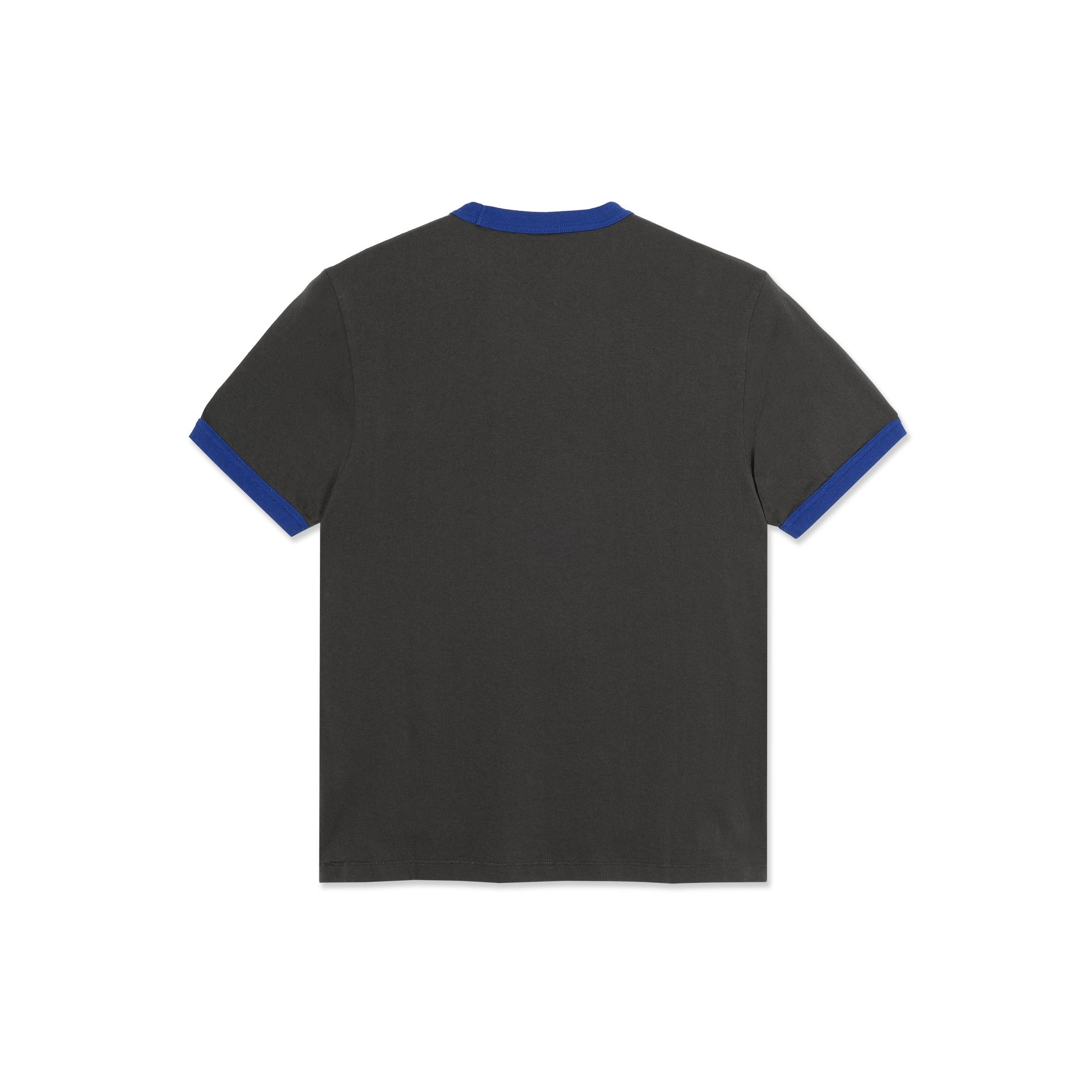 POLAR - Ringer Tee "Dirty Black/Egyptian Blue”