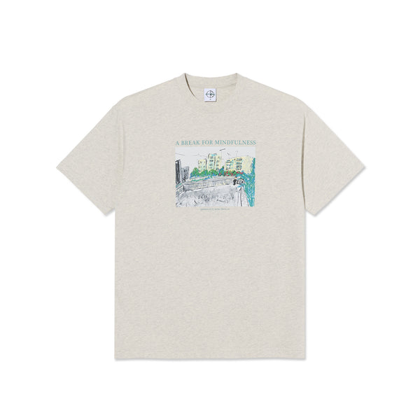 POLAR - Tee | Mindfulness  "Ivory Grey Melange”