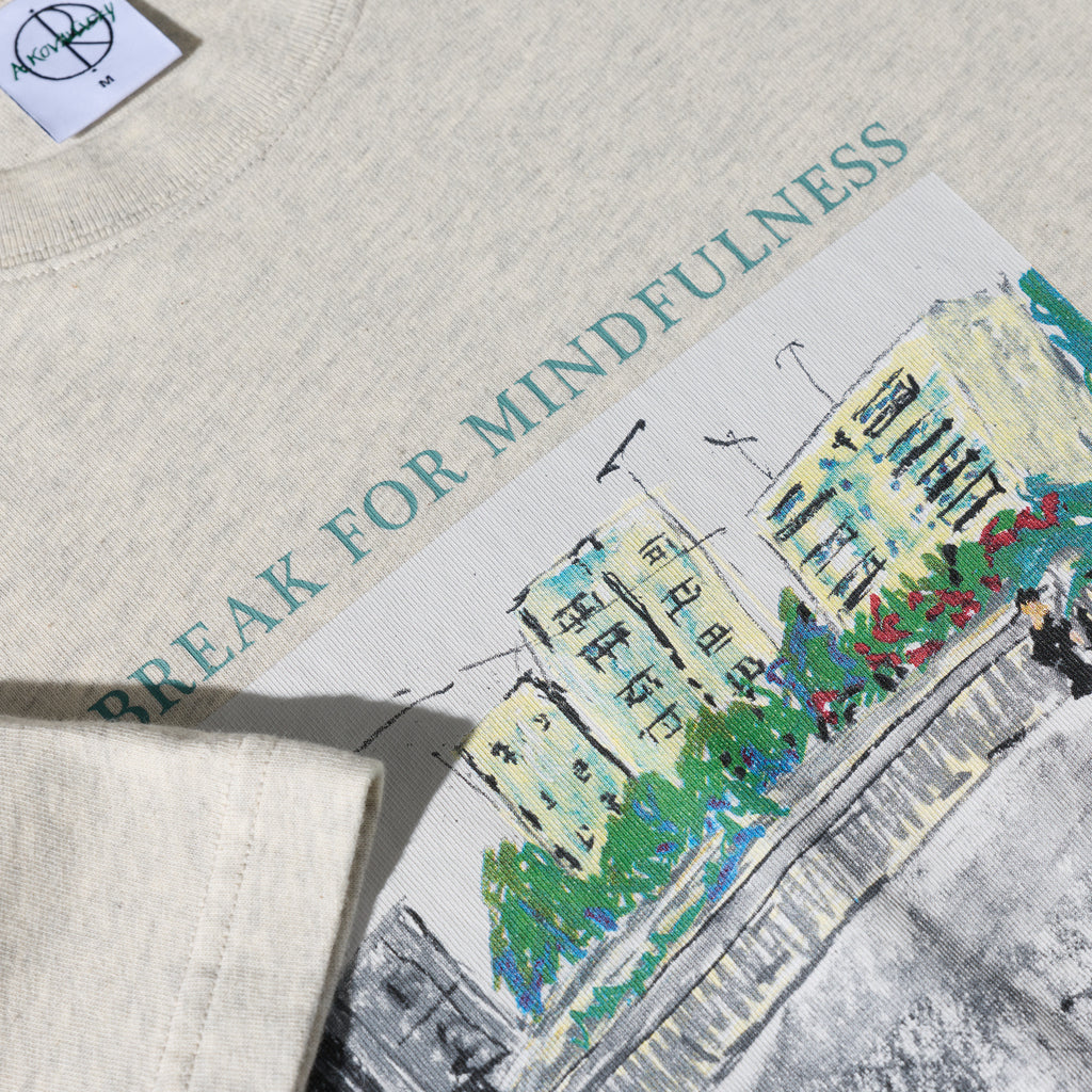 POLAR - Tee | Mindfulness  "Ivory Grey Melange”
