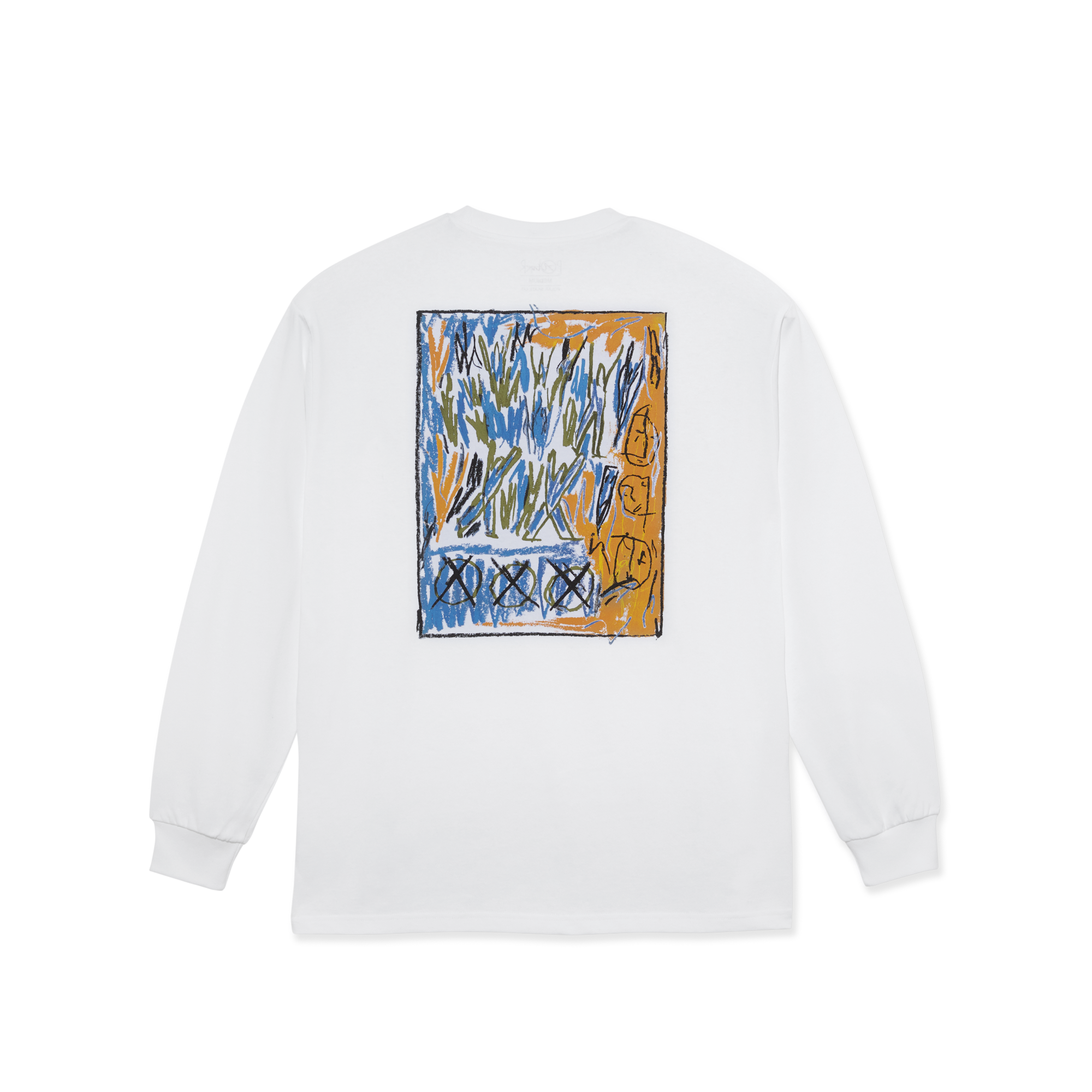 POLAR - Campfire L/S Tee "White"