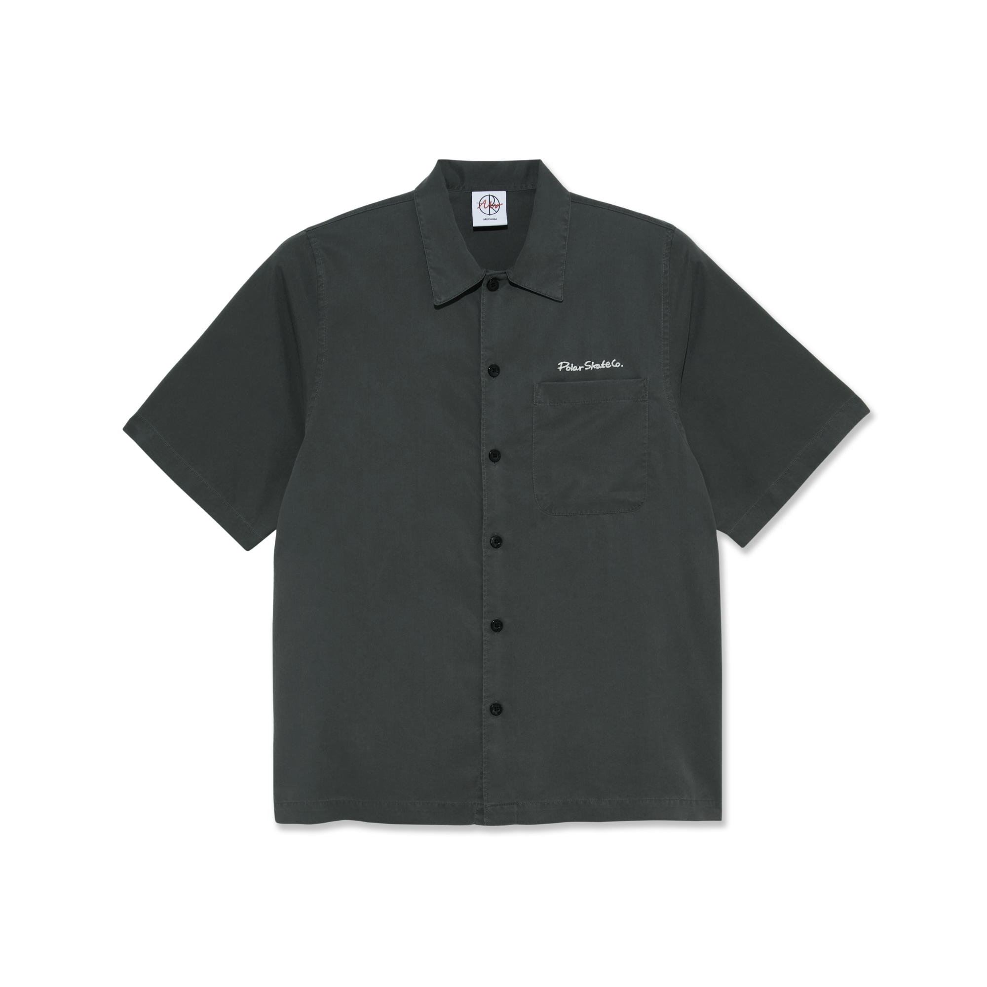 POLAR - Diamond Face Bowling Shirt "Graphite / White"