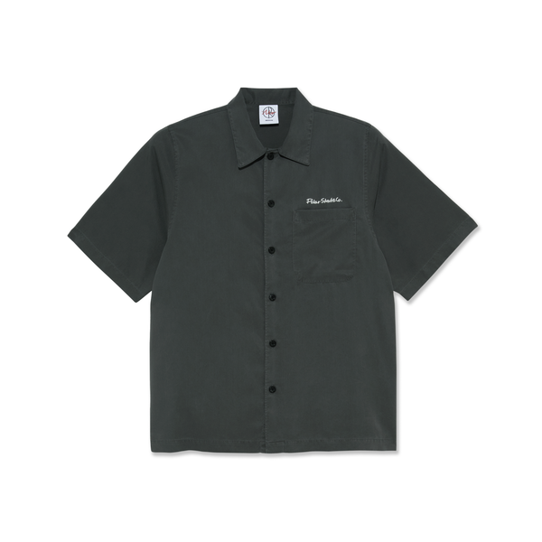 POLAR - Diamond Face Bowling Shirt "Graphite / White"