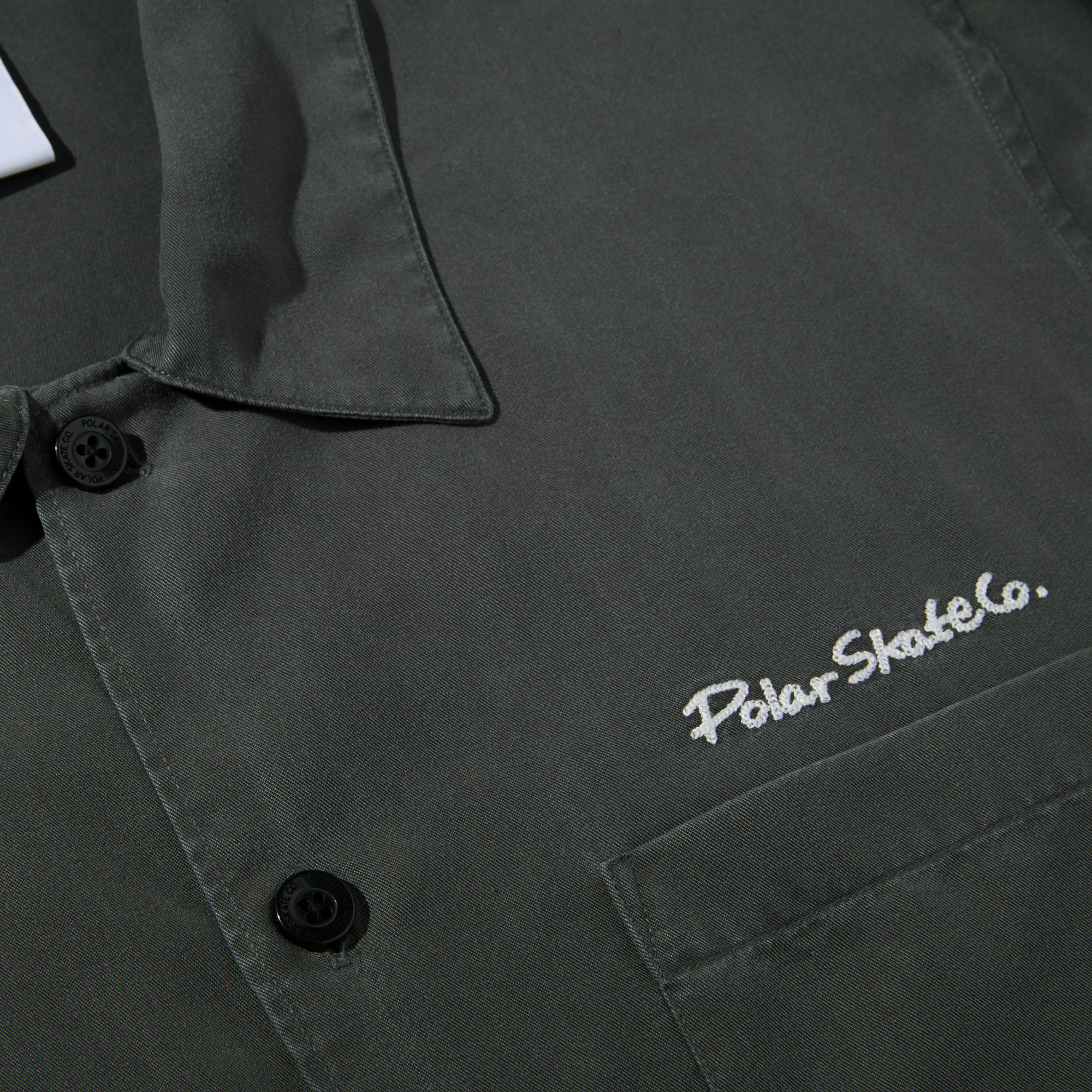 POLAR - Diamond Face Bowling Shirt "Graphite / White"