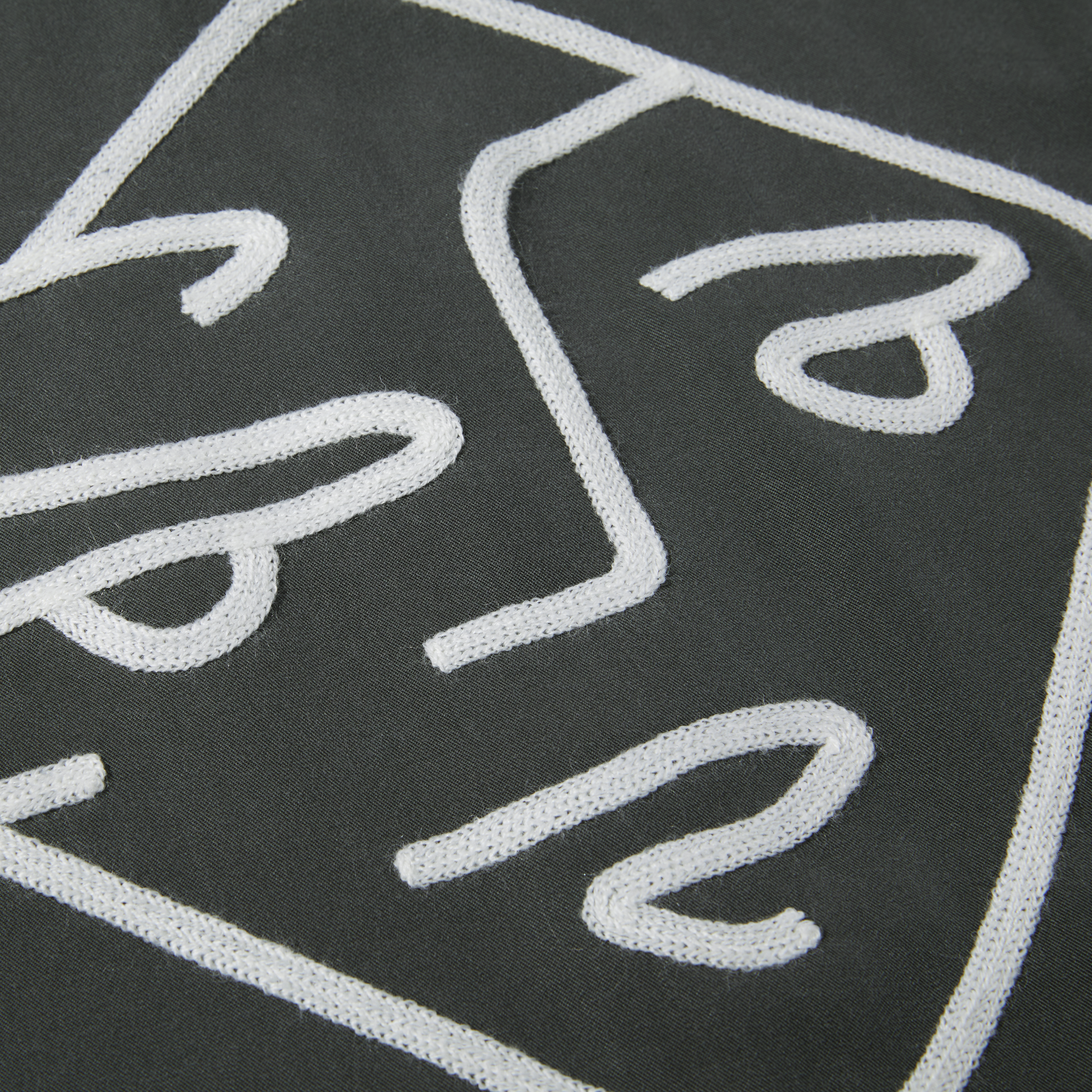 POLAR - Diamond Face Bowling Shirt "Graphite / White"