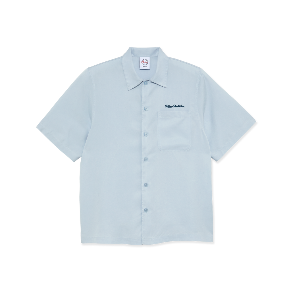 POLAR - Dual Personality Bowling Shirt "Light Blue / Navy"