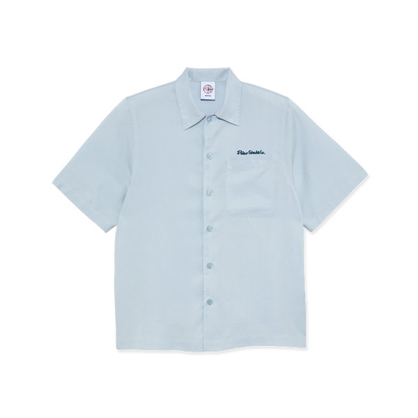 POLAR - Dual Personality Bowling Shirt "Light Blue / Navy"