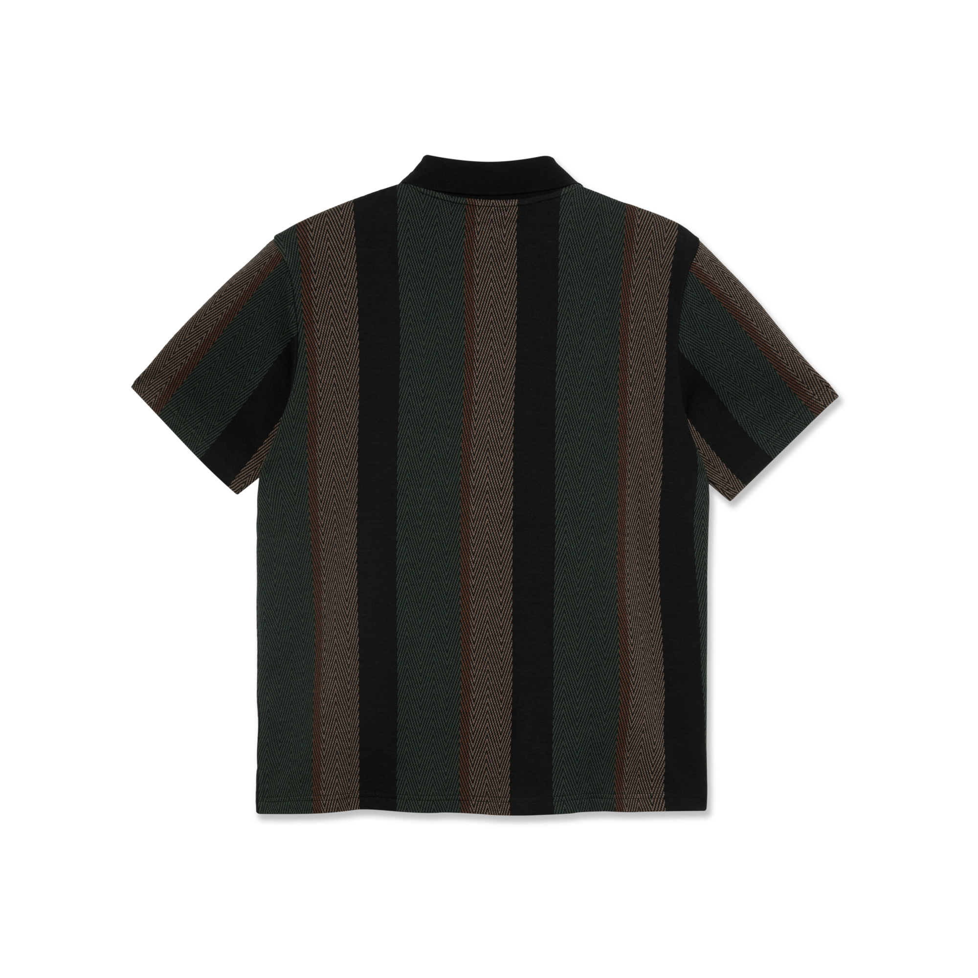 POLAR - Jacques Polo Shirt  "Black / Salmon"