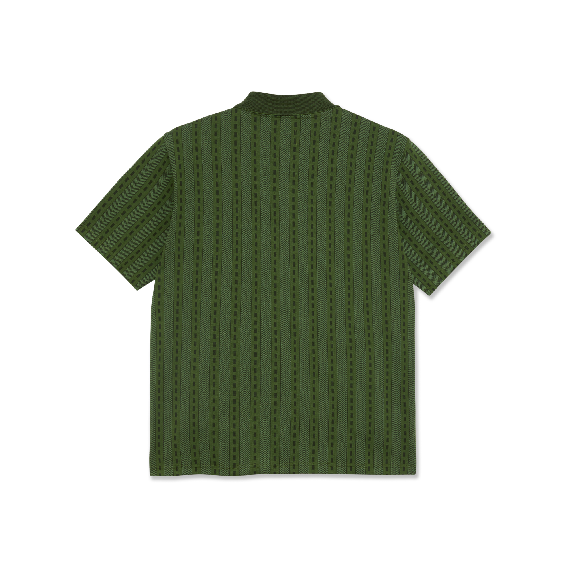 POLAR - Road Zip Polo Shirt "Dark Green"