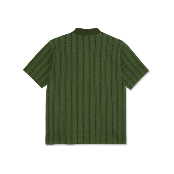 POLAR - Road Zip Polo Shirt "Dark Green"